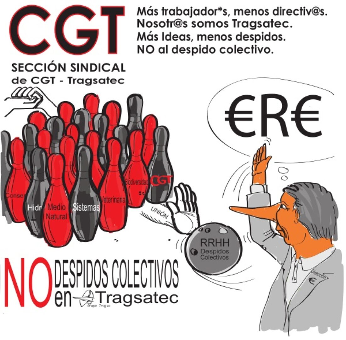 La Dirección de Tragsatec comunica a la Autoridad Laboral que ejecutará 610 despidos