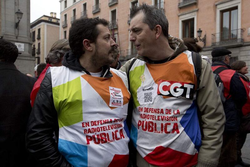 Manifestación en defensa de Telemadrid y contra el ERE en su primer aniversario - Imagen-7