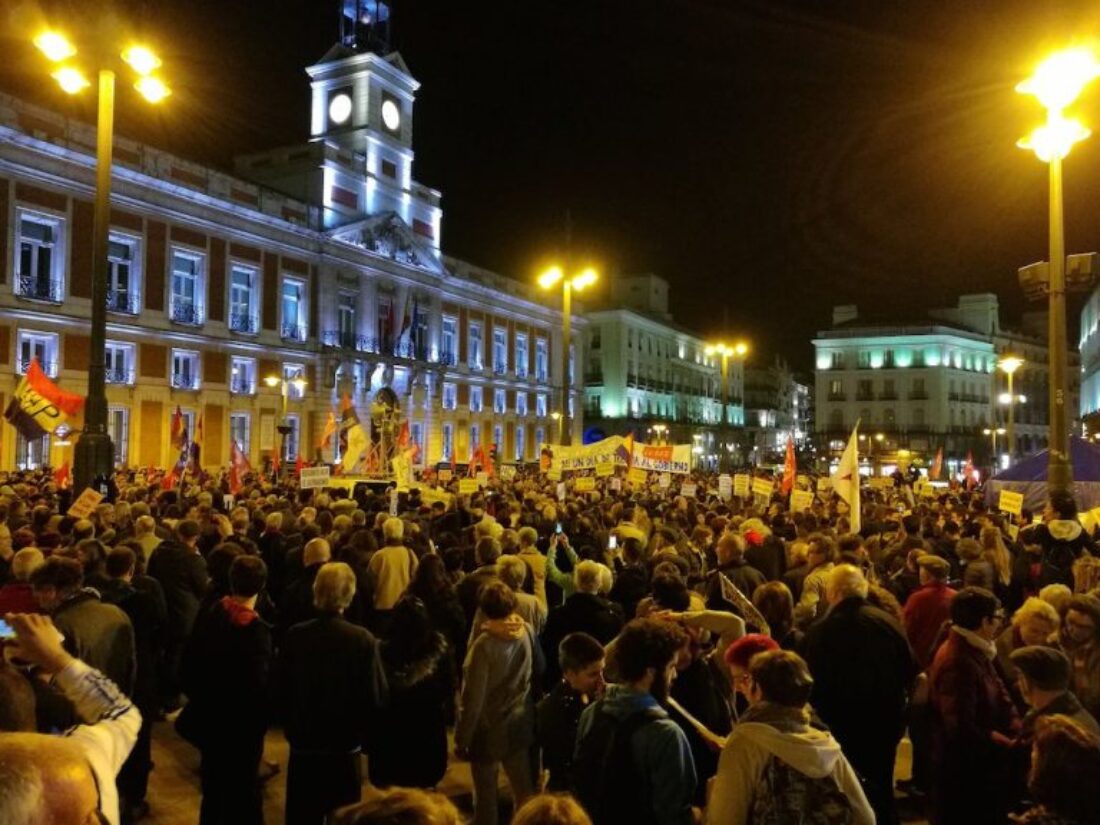 Varios miles de personas se manifiestan en Madrid junto a las Marchas de la Dignidad