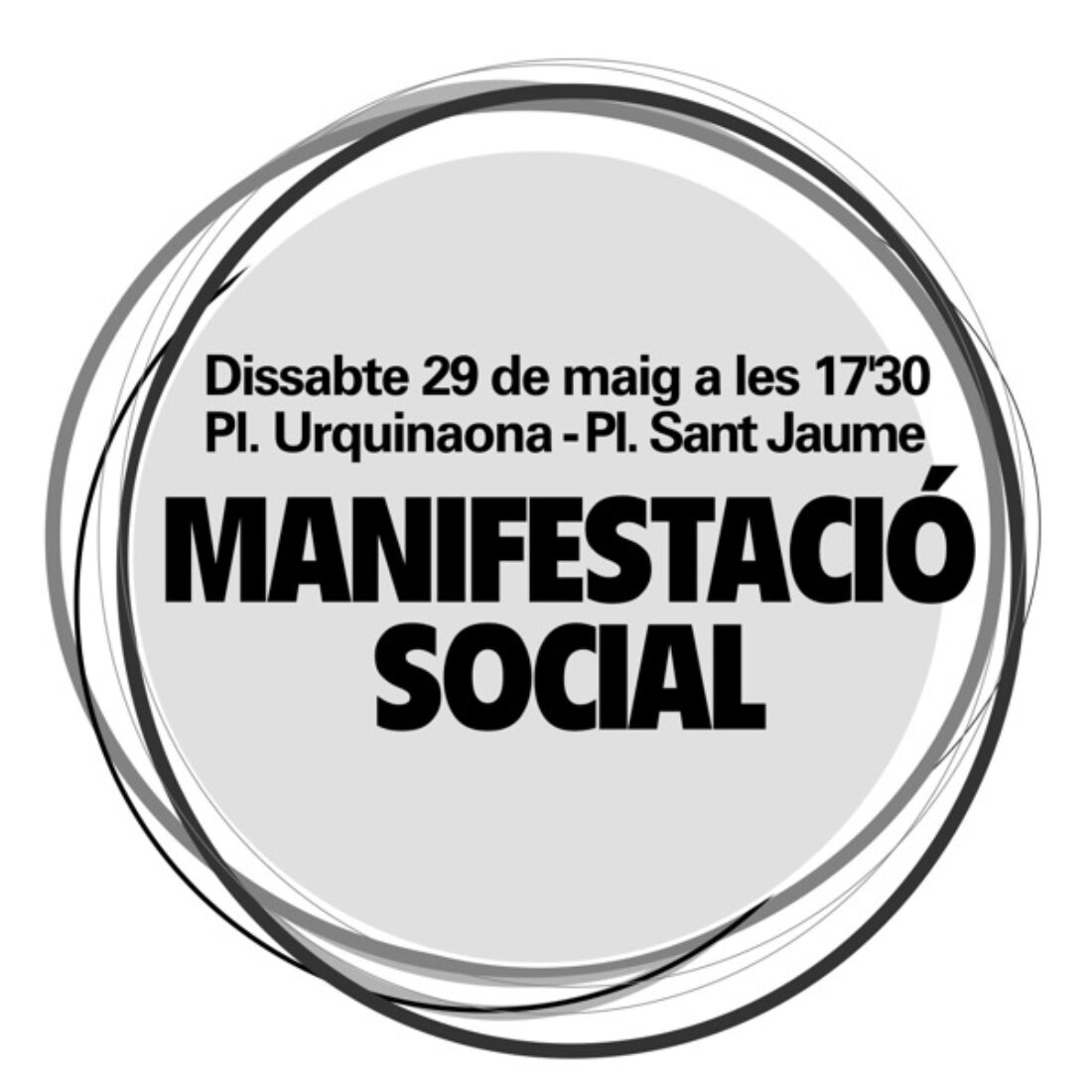 Barcelona, 29 de Mayo : Manifestación en defensa de la enseñanza pública