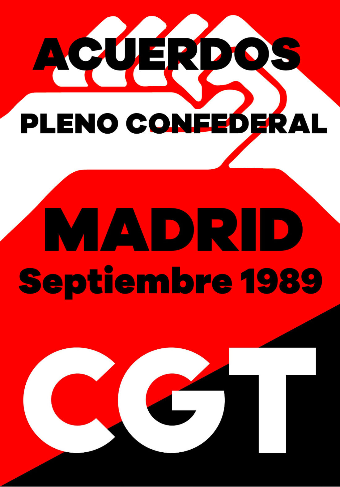 Pleno Confederal de Septiembre de 1989