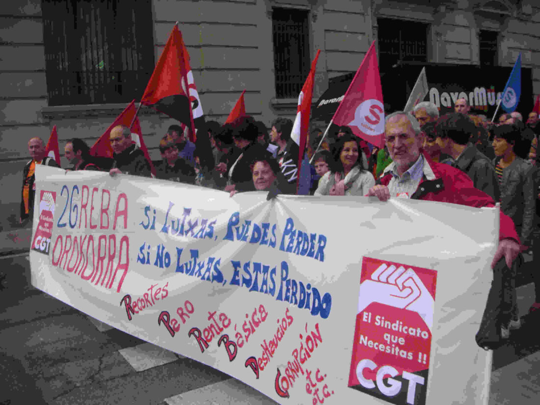 CGT-LKN. Anteponiendo la movilización, El 30 M, Huelga General