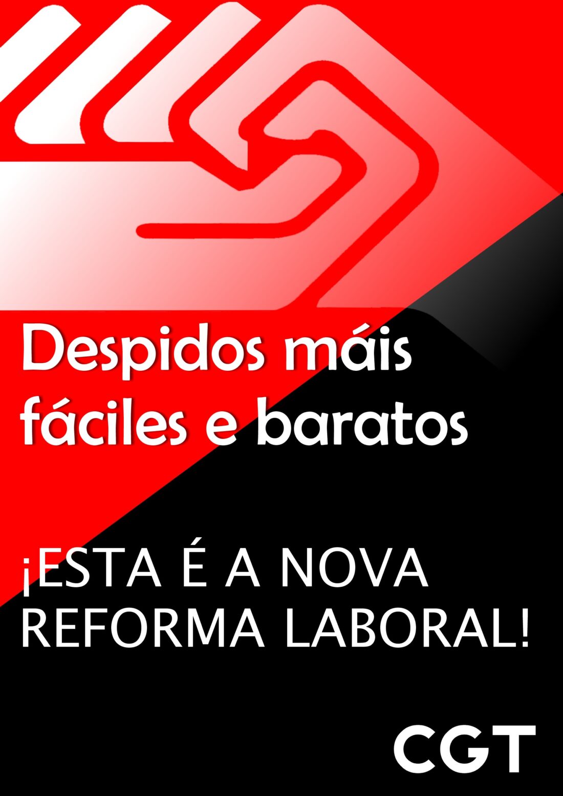 CGT A Coruña inicio una campaña informativa contra la reforma laboral