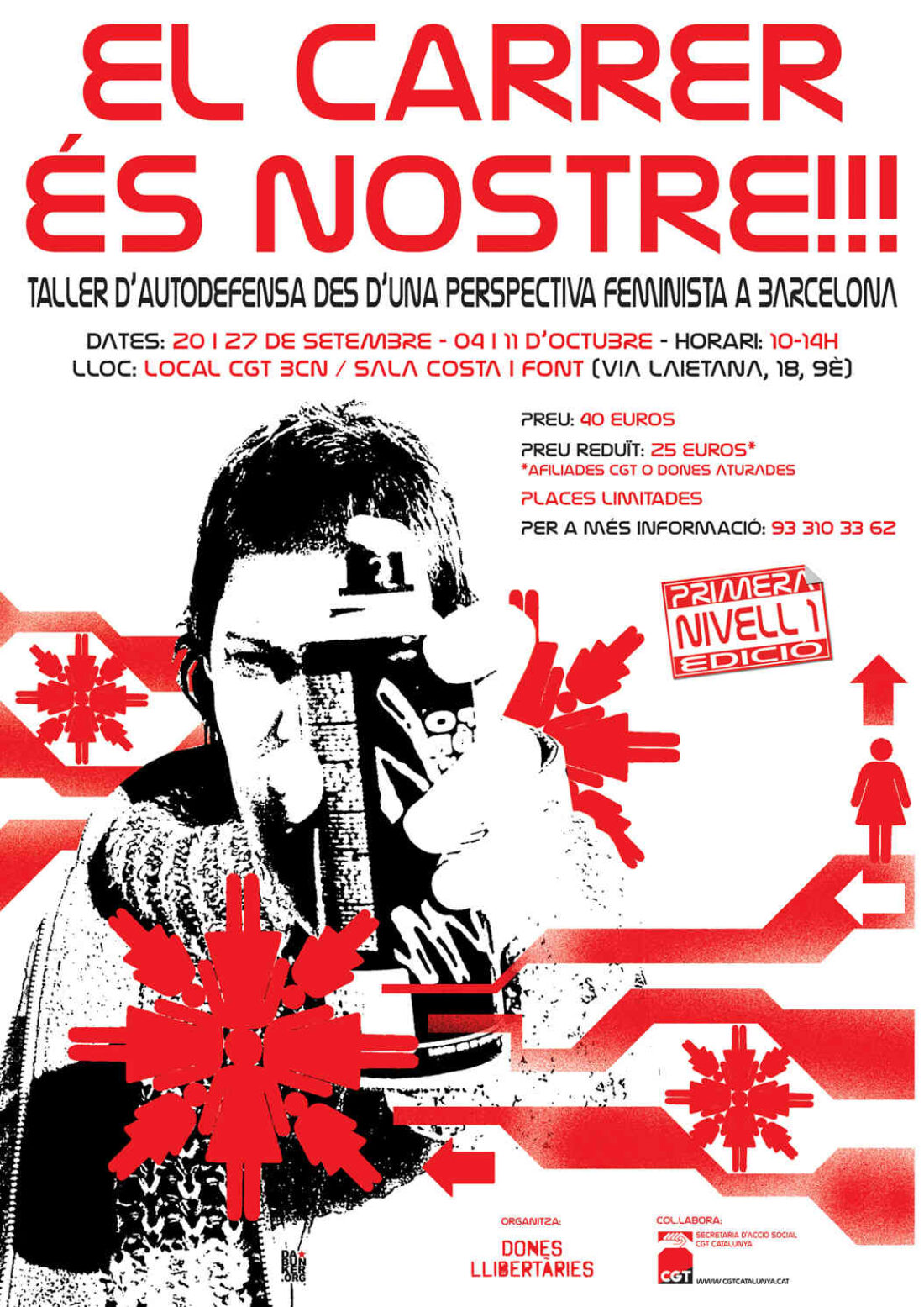 Taller d’autodefensa per a dones des d’una perspectiva feminista (Nivell I)