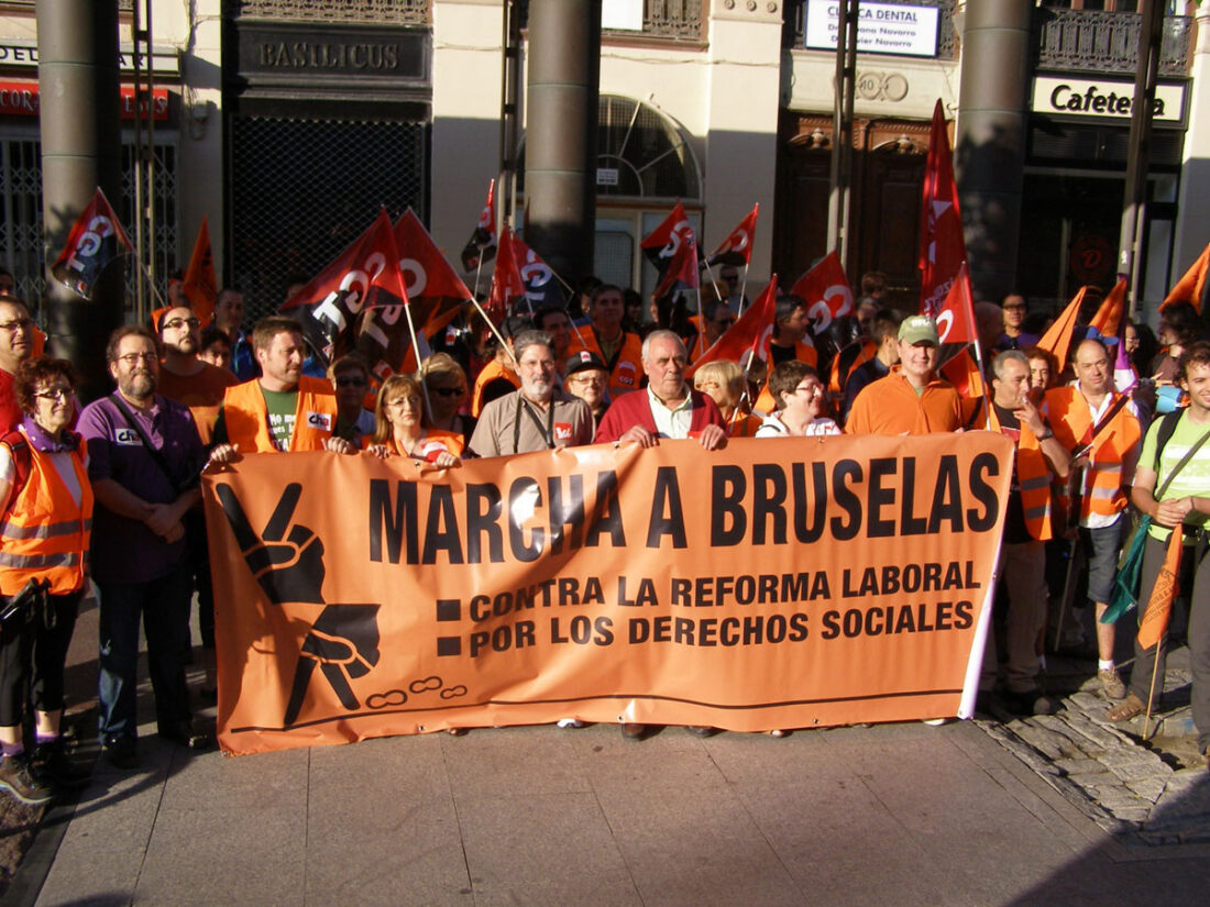 Comenzó la Marcha Zaragoza-Bruselas por los derechos sociales y laborales (14/8/10)