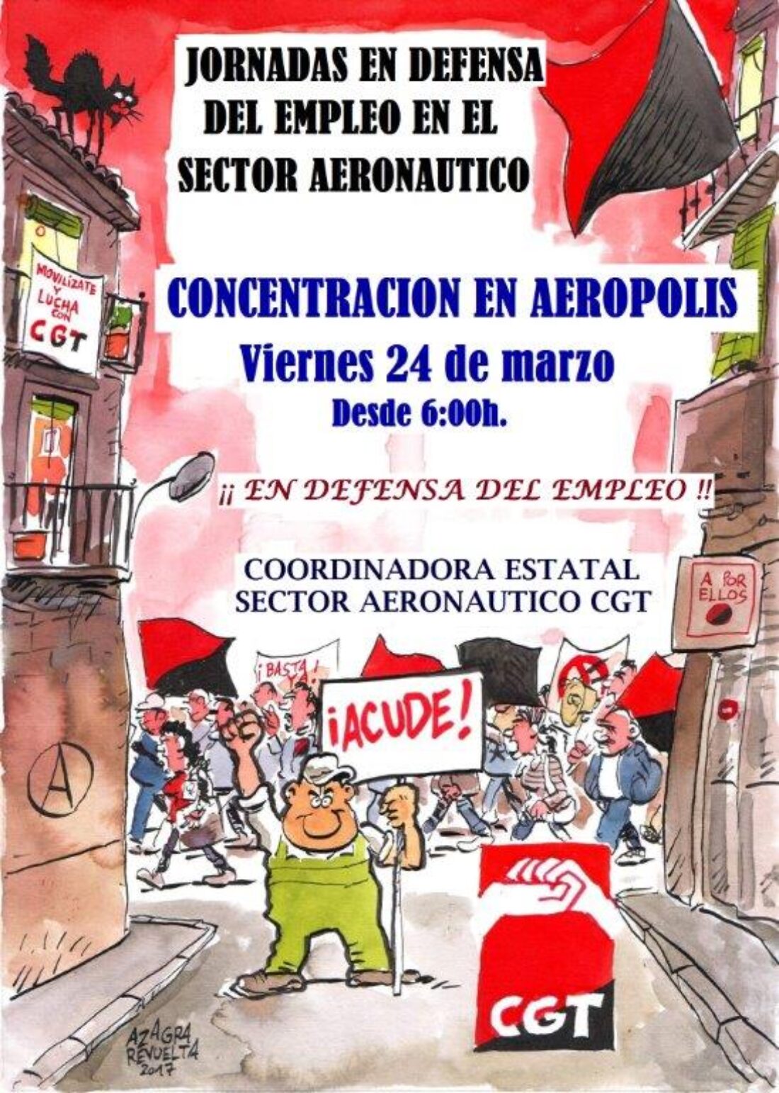 Jornadas en defensa del empleo en el Sector Aeronáutico