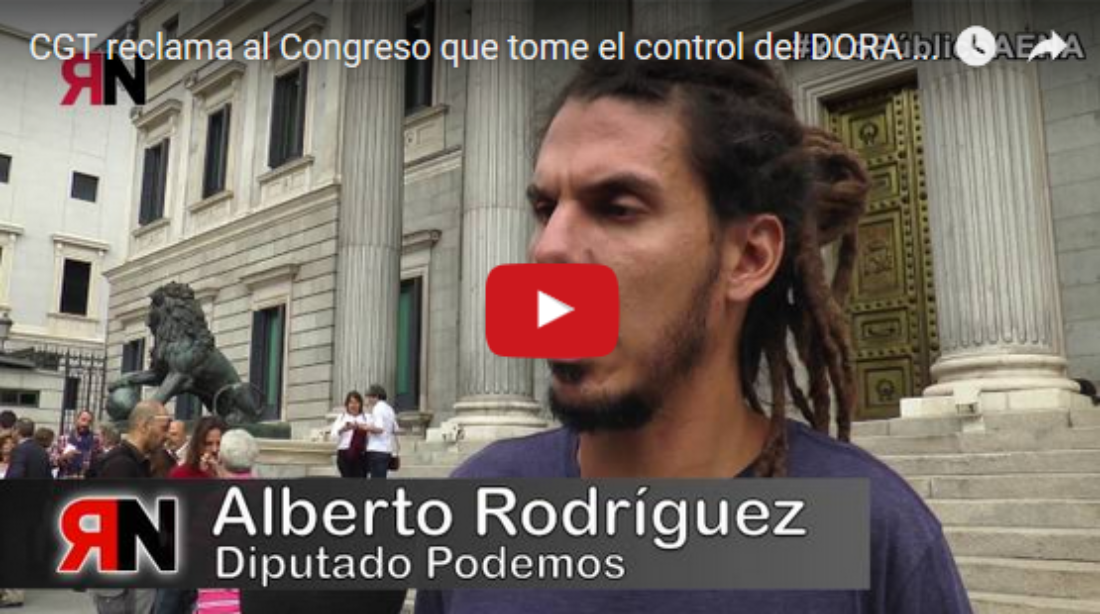 CGT reclama al Congreso que tome el control del DORA de Aena