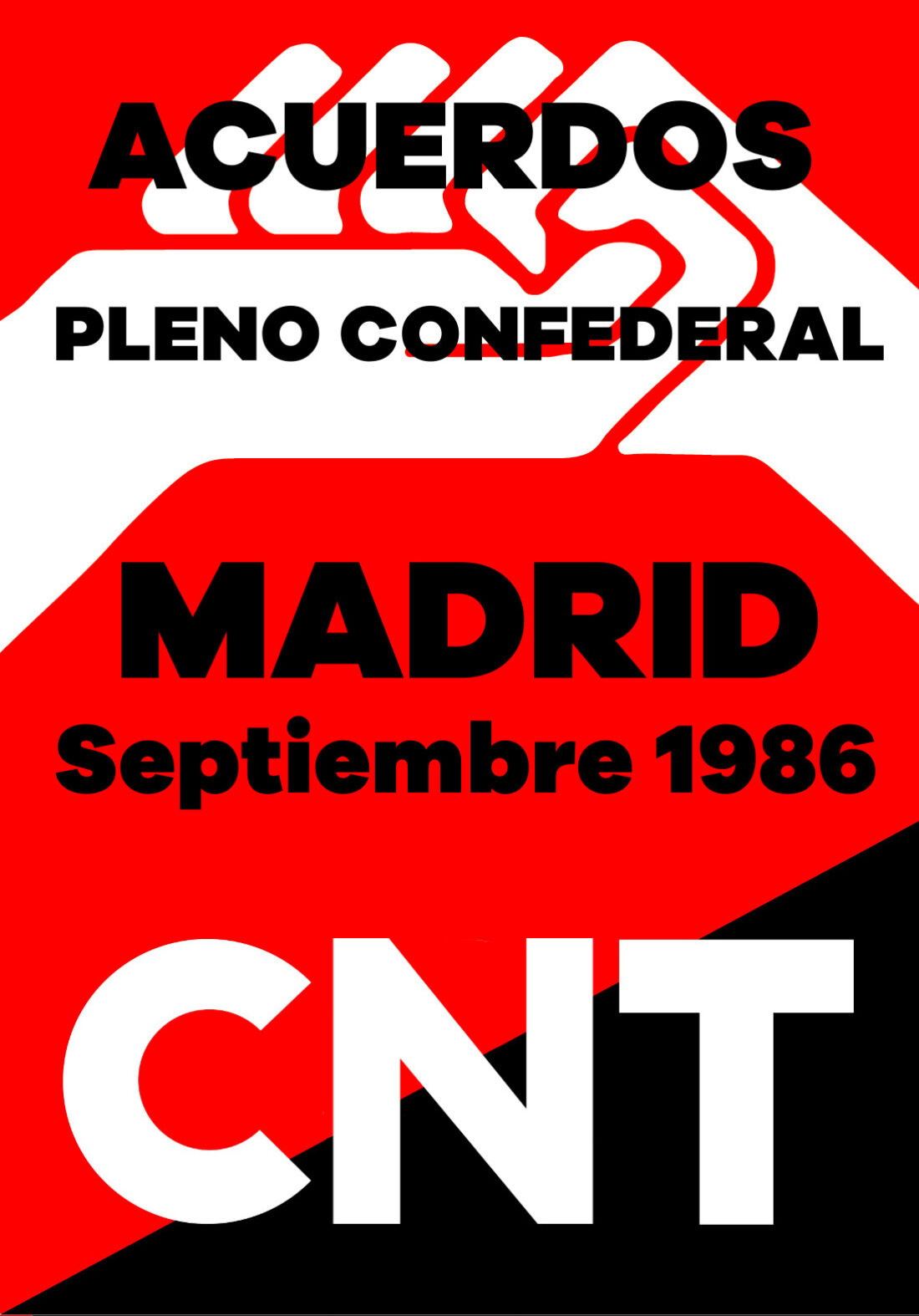 Pleno Confederal de Septiembre de 1986