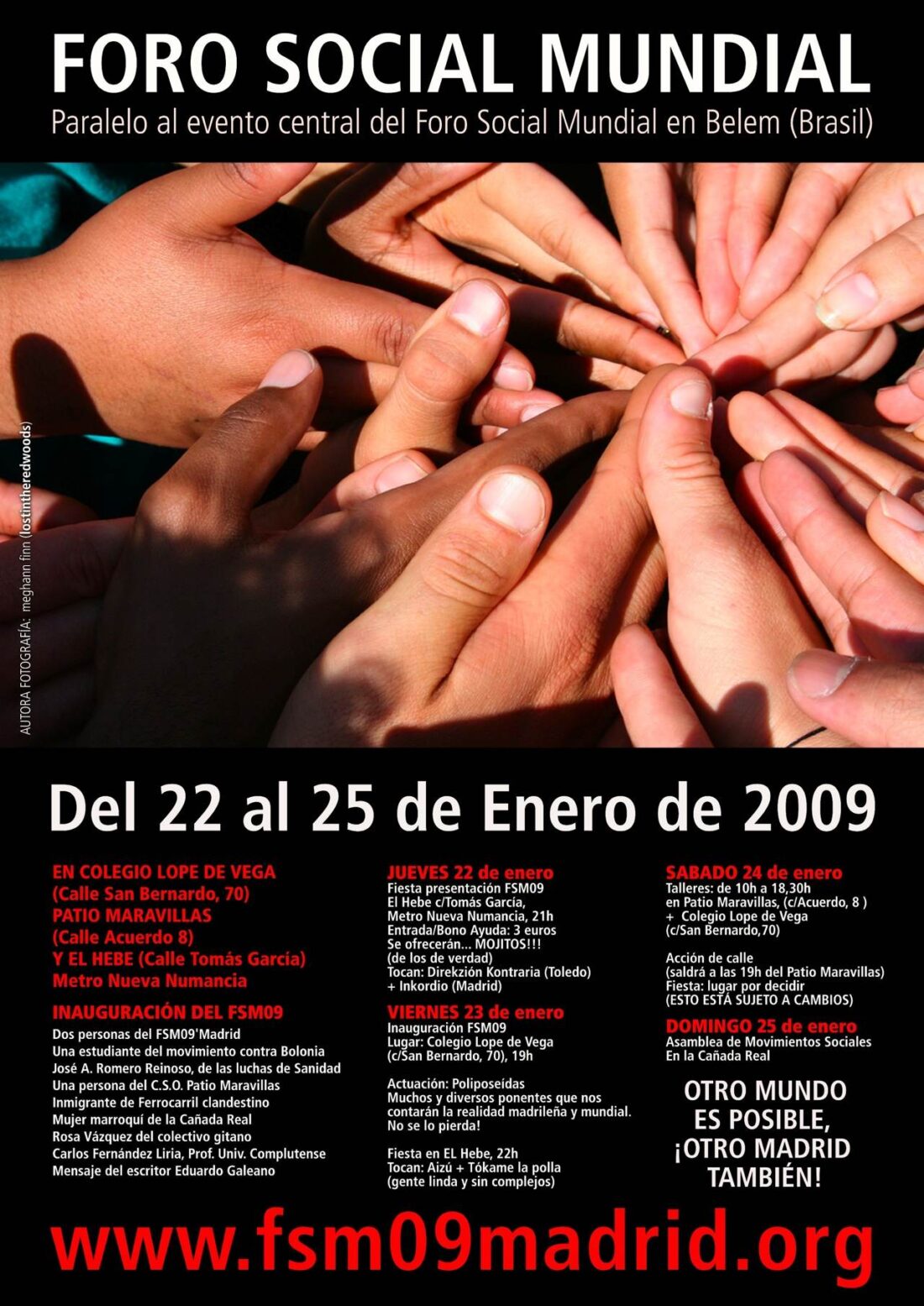 II Foro Social Mundial en Madrid. 23-25 de Enero