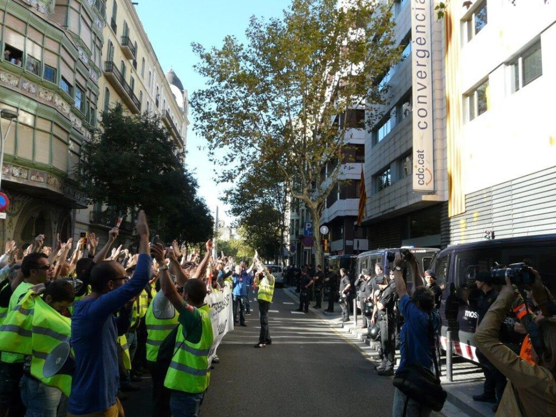 Barcelona. Éxito de la huelga de 24 horas en BSM