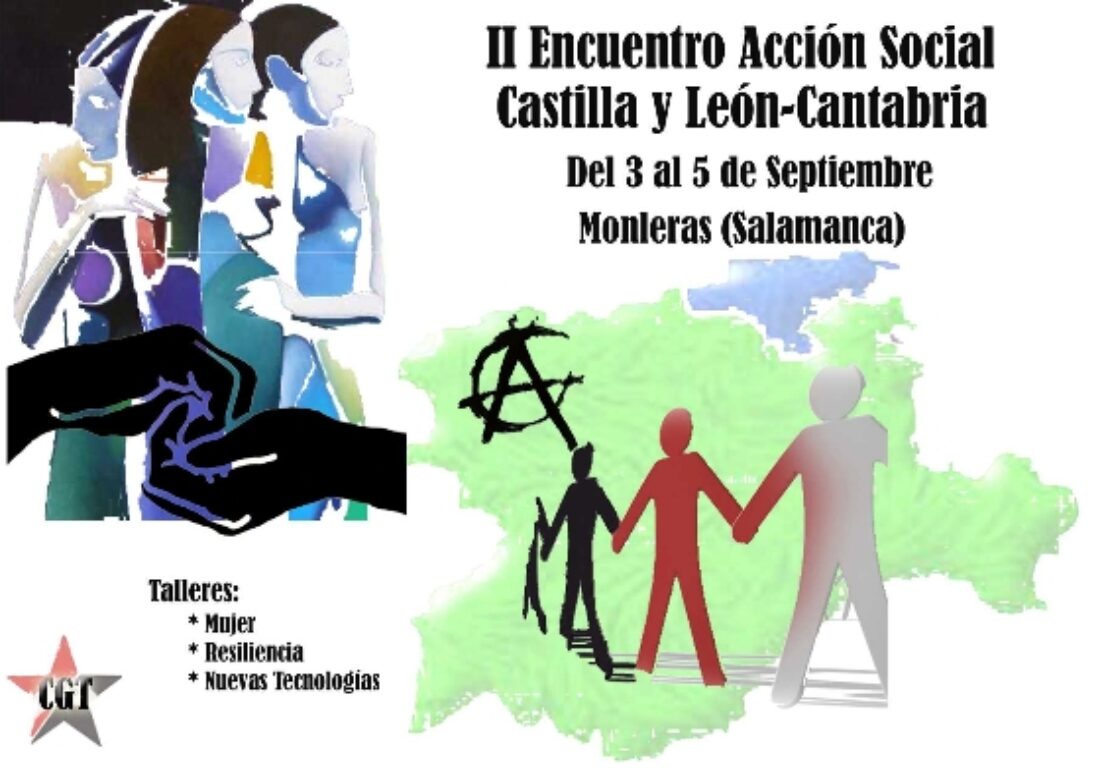 II Encuentro de Acción Social de la CGT Castilla y León-Cantabria (del 3 al 5 de septiembre en Monteras -Salamanca)