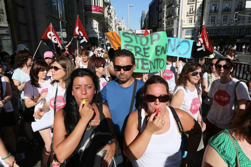 [Fotos]: Concentración en Madrid contra el ERE de Atento - Imagen-11