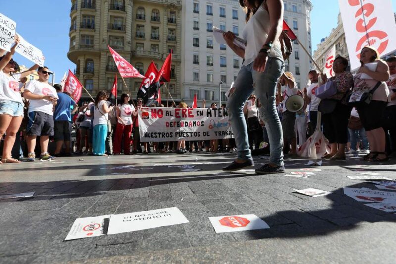 [Fotos]: Concentración en Madrid contra el ERE de Atento - Imagen-6