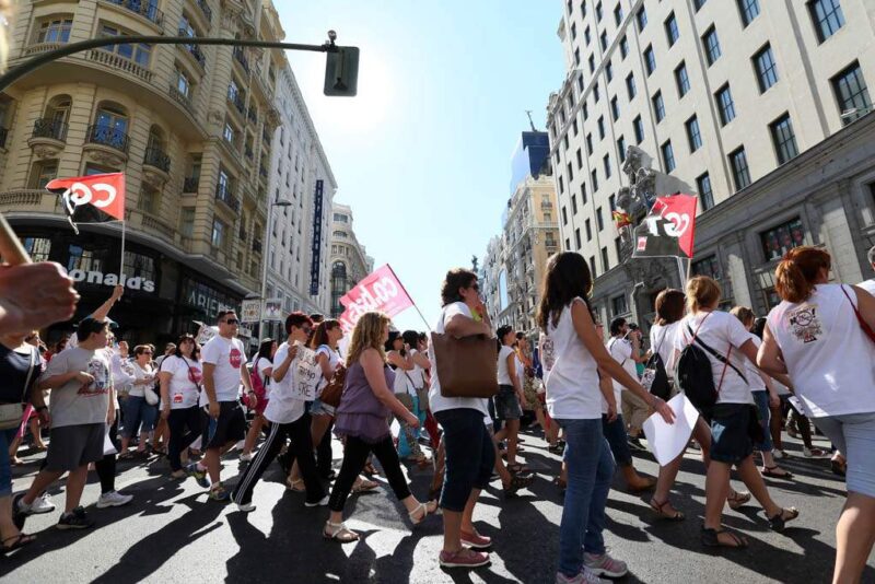 [Fotos]: Concentración en Madrid contra el ERE de Atento - Imagen-5