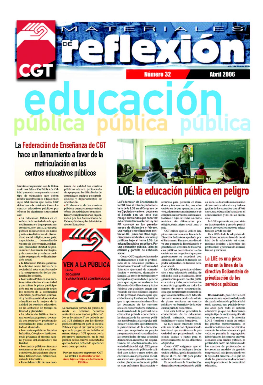 MR 32 Educación Pública