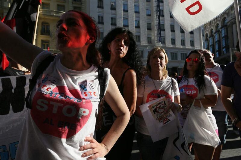 [Fotos]: Concentración en Madrid contra el ERE de Atento - Imagen-15