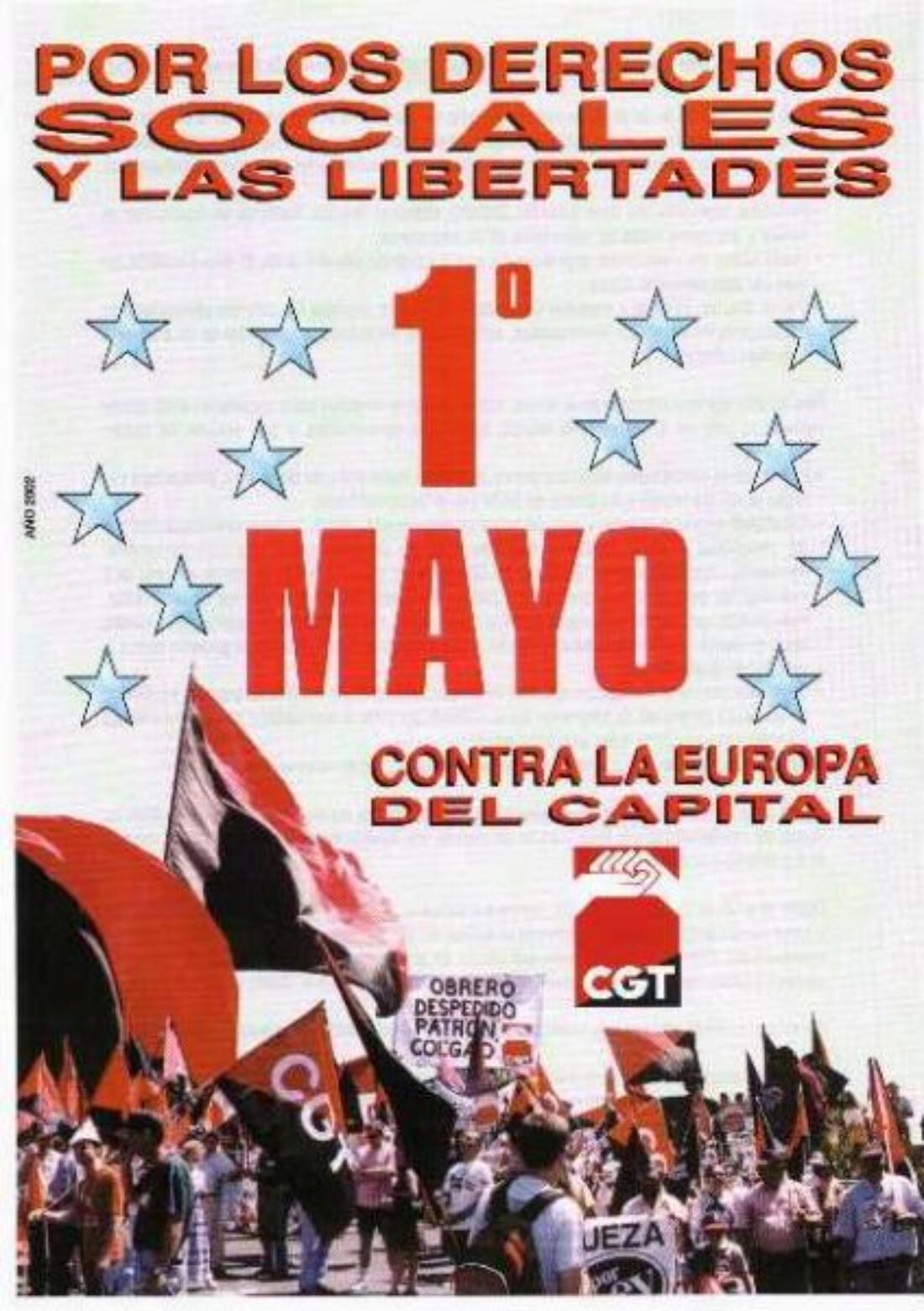 Cartel 1 Mayo 2002 CGT