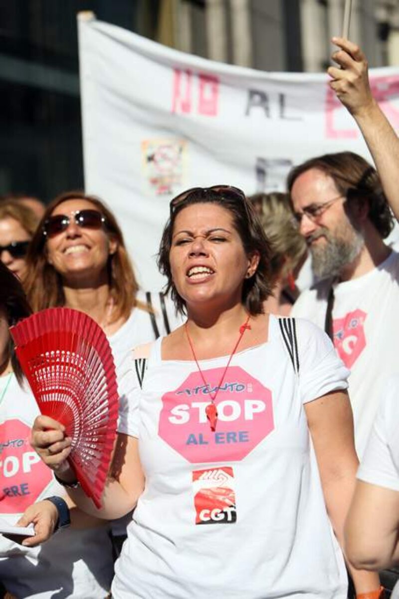 [Fotos]: Concentración en Madrid contra el ERE de Atento - Imagen-10